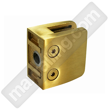 Styklodyrjach gold zlaten sateniran za stena. Златен станиран стъклодържач за стена